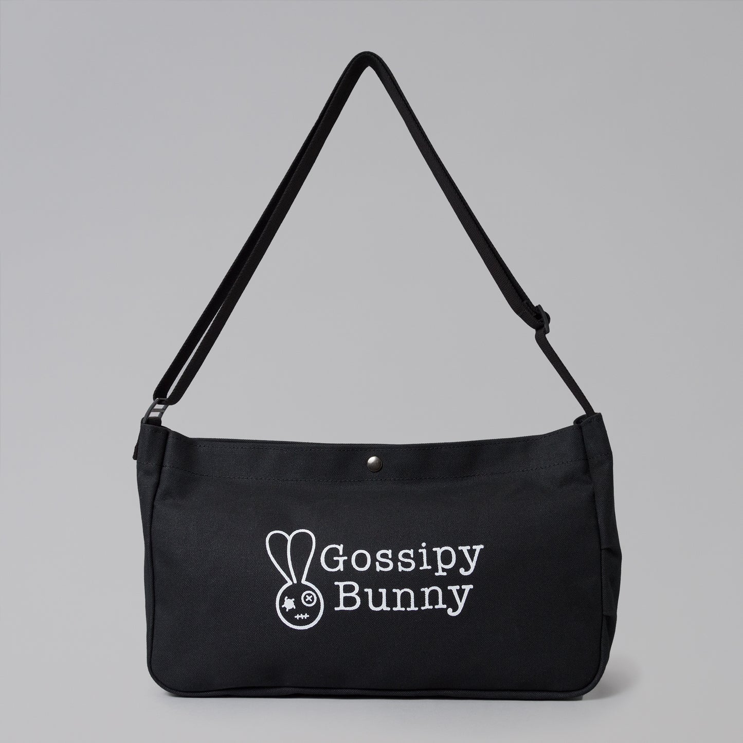 Gossipy Bunny（ゴシッピーバニー／ゴシッピィバニー）のショルダーバッグ「Luffin（ラフィン）」。日本製、岡山県倉敷帆布を使用した軽量ミニマルなShoulder Bag（ショルダー／バッグ）。ユニセックス対応。