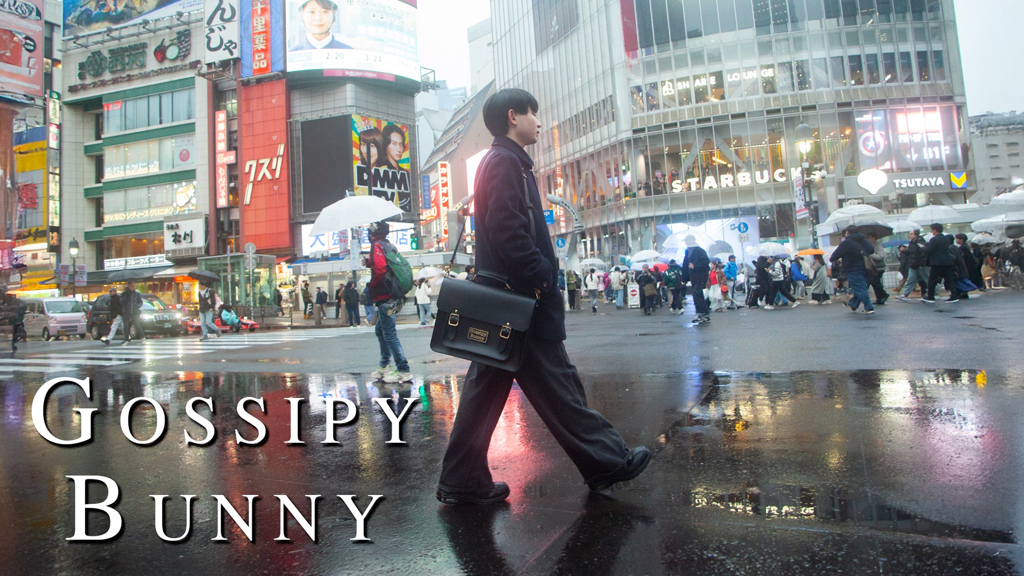 Gossipy Bunny（ゴシッピーバニー／ゴシッピィバニー）のショルダータイプ本革サッチェルバッグ「Hex Code（ヘックスコード）」。日本製、ミニマルかつ端正なデザインが特徴のShoulder Satchel（ショルダー／サッチェル／バッグ）。